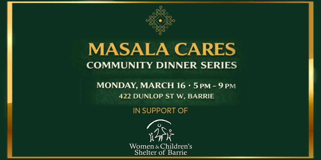 Masala Cares: Community Dinner Series