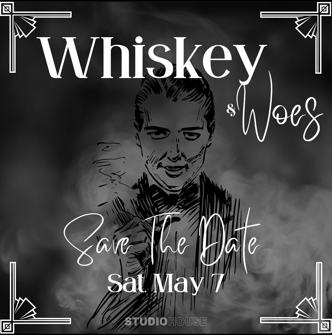 Whiskey & Woes - an 18+ burlesque dance cabaret Logo